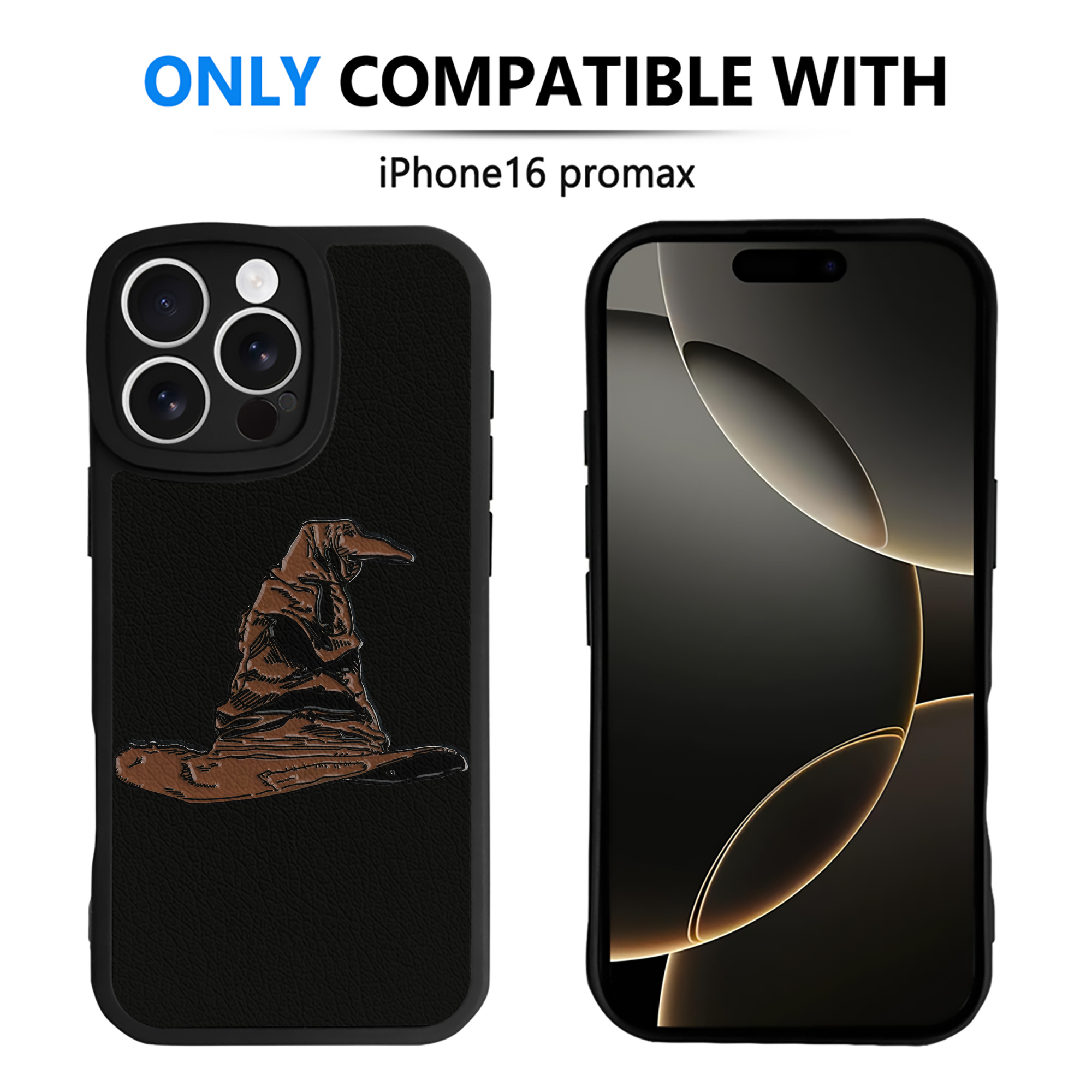 （画像用） Harry Potter ハリー・ポッターシリーズ 【iPhone 16シリーズ対応】シリコンスマホケース（レザー調） 材質：シリコン